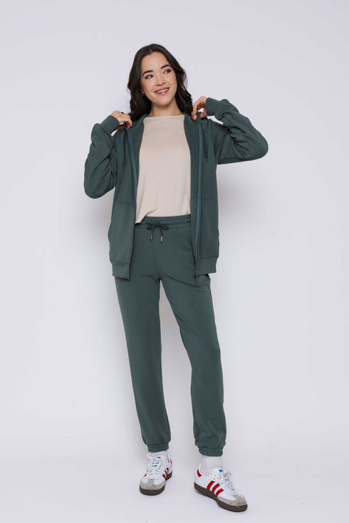 Tina-Luxe Fleece Oversized Zip Hoody